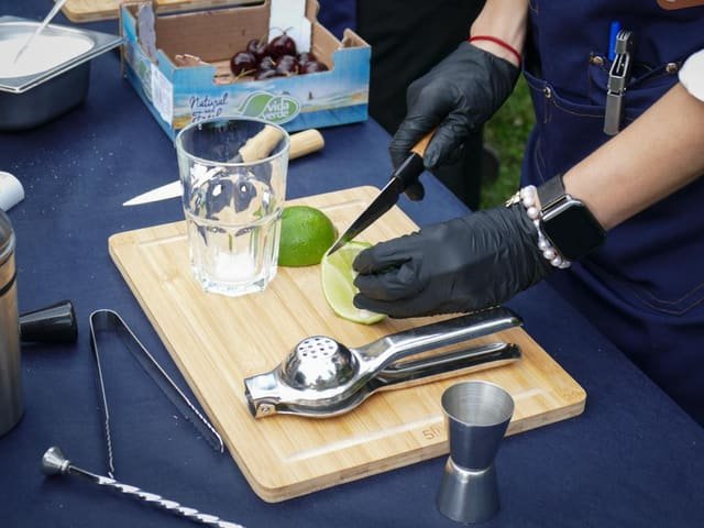 Mise en place de un taller de coctelería